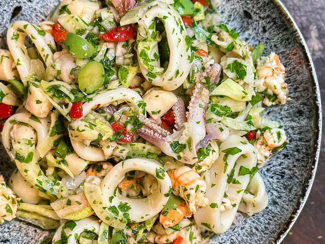 Best Seafood Salad in Negombo